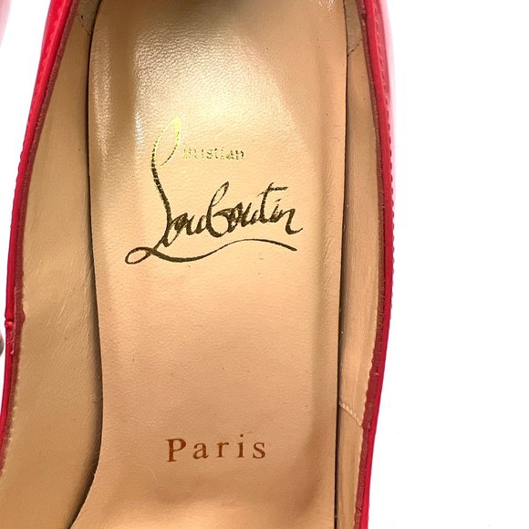 🌷❤️‍🔥SPRING SALE 🔥 FINAL PRICE🌷Christian Louboutin Lady Peep 150 Corail 35.5 - Picture 6 of 7
